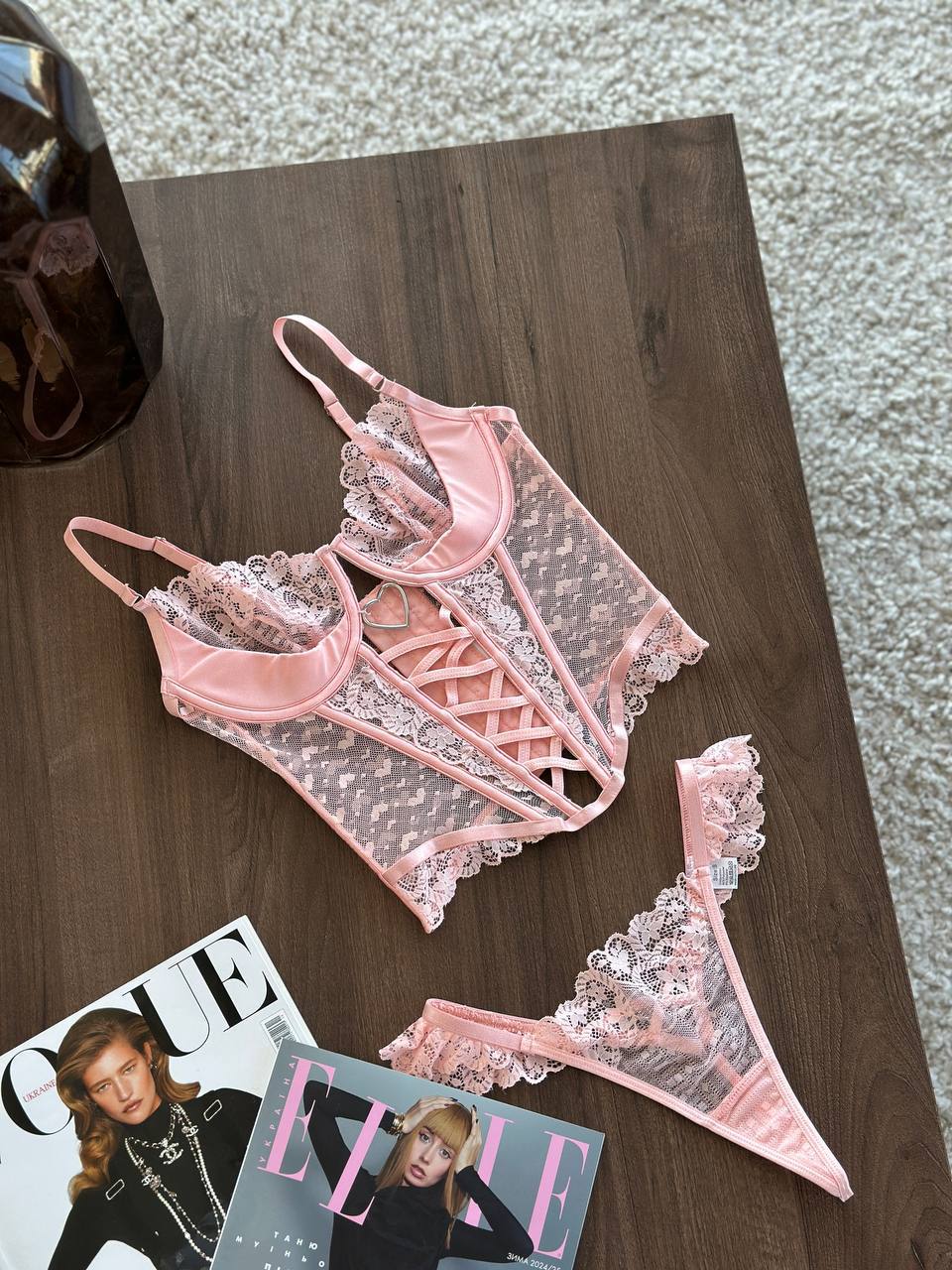 Blush Desire Lingerie Set
