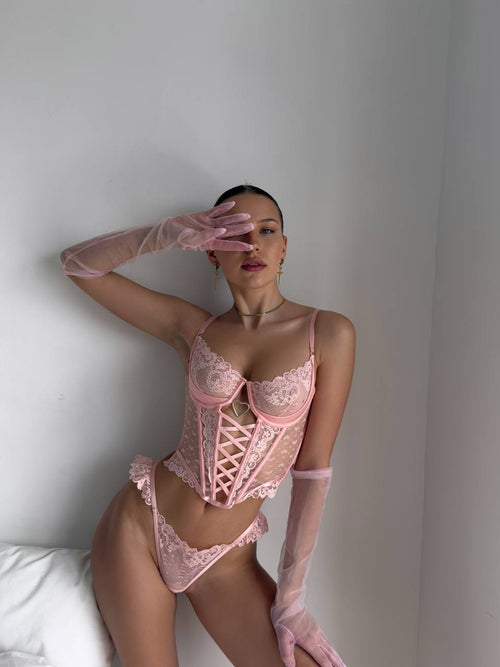 Blush Desire Lingerie Set