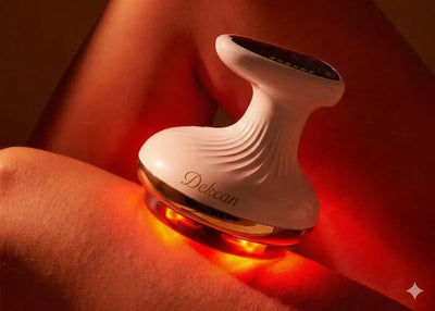 Luz LED vermelha + azul